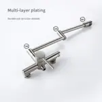 Kitchen Mixer Tap With Sprayer Hot And Cold Stream Wall Mount Pot Filler Faucet Pull Out Two Hole Wholesale Black Hot Sale - Image 6
