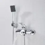 Gold Black Bathtub Faucet Waterfall Shower Faucet Wall Mounted Hot Cold Water Mixer For Bathroom Chrome Bath Shower Set System - Image 5