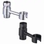 Black or brushed gold Bidet Toilet angle valve Chrome Plated Brass Dual Water Outlet Angle Check Valve holder AG088 - Image 2