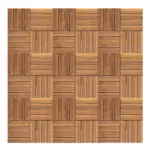 36Pcs Hardwood Interlocking Patio Deck Tiles Wood Flooring DIY Outdoor 12''x12'' - Image 4