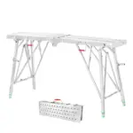 Portable Steel Scaffolding, Folding Non-Slip Work Platform for Drywall, Cleaning RV
