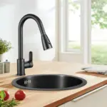 Single Bowl Kitchen Sink Kit Large Capacity Stainless Steel Basin With Drain For Kitchen