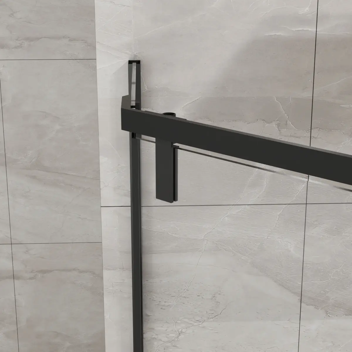 36 in.D x 36 in.W x 72 in.H Frameless Shower Door, Neo-Angle Corner Shower Enclosure with 1/4" Clear Glass, Pivot Shower Doors - Image 3