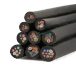 PVC Sheathed Cable 2 3 4 5 6 7 8 9 10 Core Cable MultiColor Electronic Audio Wire For Speaker Audio LED Strip Automotive Wire