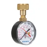 Lepmerk 2- 1/2'' Water Pressure Test Pressure Gauge Gauge 3/4'' Female Hose Thread 0-200 PSI Psi/bar Scale with kPa guidance - Image 5