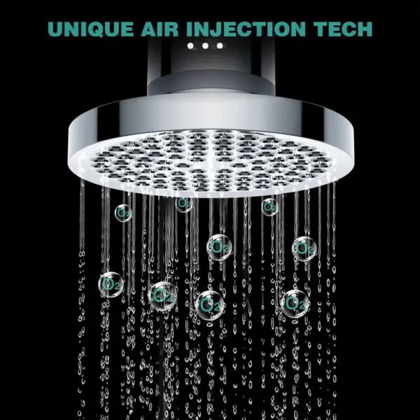 1PC Rainfall Shower Head With Filter High Flow Overhead Spray Shower Head Economical Shower for Home Bathroom Accessories