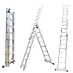 Construction Aluminum Scaffolding System Folding Extension Combination Ladder for Apartment Staircase with Comfortable Step - Image 5