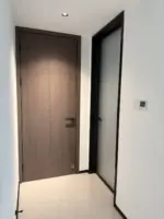 Frameless High Quality Internal Room Flush Wooden Door Design for Bedrooms - Image 5