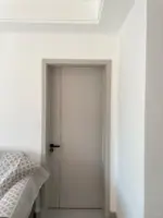 Home Bedroom/Bathroom Door Finished Solid Wood Interior Doors Modern Carbon Crystal Wood - Image 5