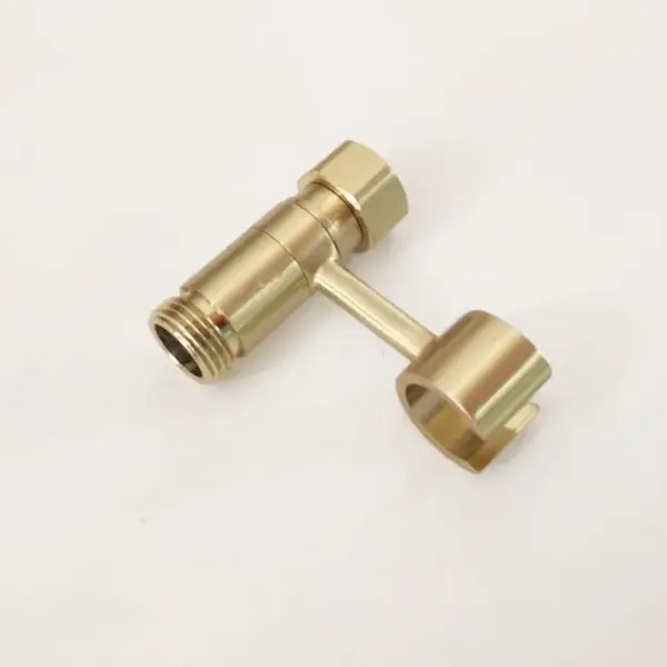 Black or brushed gold Bidet Toilet angle valve Chrome Plated Brass Dual Water Outlet Angle Check Valve holder AG088