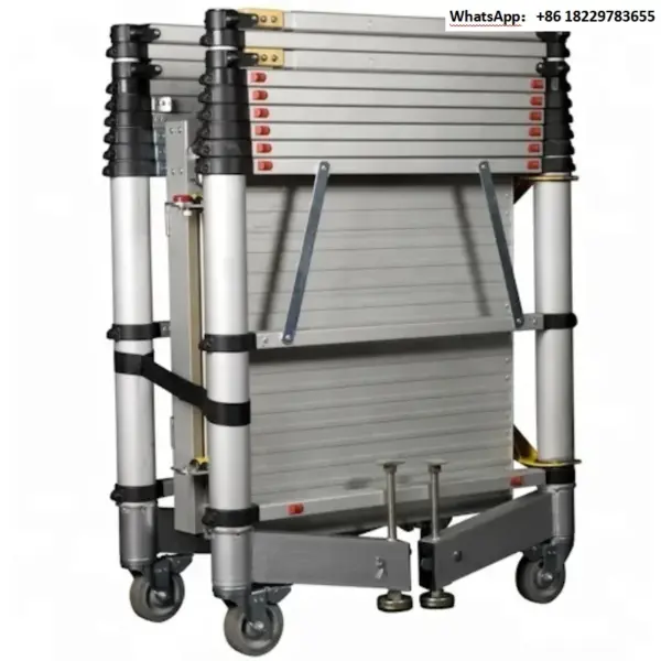 H-ot Telescopic Aluminum Mobile Tower Scaffold Ladder With C-E Certificate