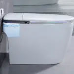 Modern Intelligent Wc Ceramic Toilet Bowl, Floor Mounted Bidet Smart Toilet Heated Seat With Remote Control For Hotel Bathroom - Image 6