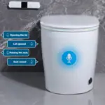Modern Intelligent Wc Ceramic Toilet Bowl, Floor Mounted Bidet Smart Toilet Heated Seat With Remote Control For Hotel Bathroom - Image 4