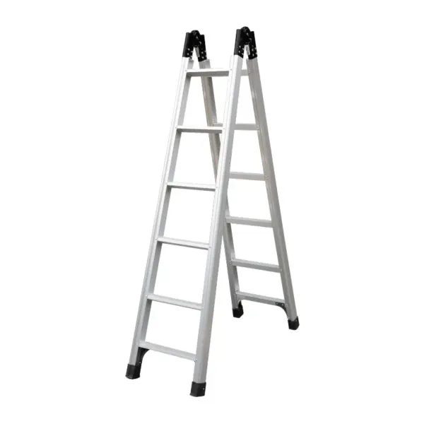 Thickened, aluminum alloy, herringbone ladder, household, folding, dual use
