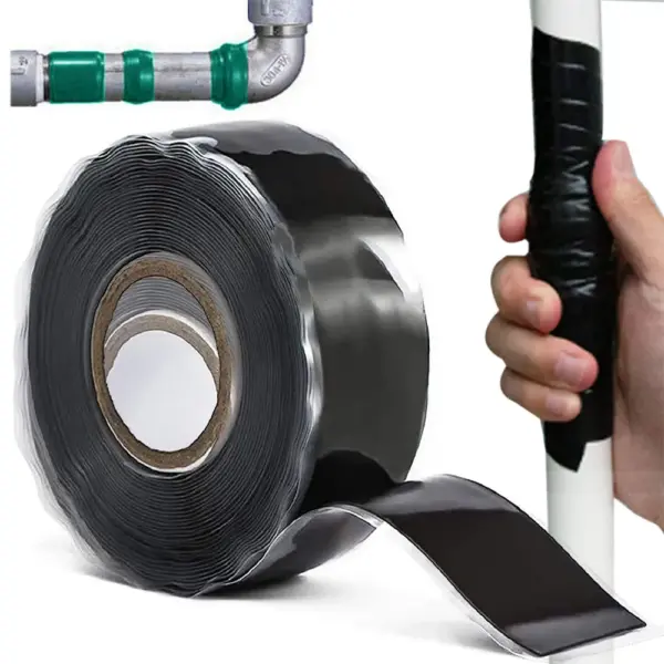 Self-adhesive Waterproof Tape Patch Bond Seal Repair Stop Leak Proof Adhesive Tape for Bathroom Kitchen Shower Water Pipe Repair