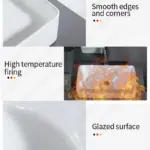 Ceramic Table Sink Countertop Wash Basin Bathroom Balcony Above Counter Vessel Sink Apartment Lavatory Vanity Sink Basin Bowl - Image 4