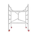 Scaffolding folding thickened lifting platform household portable multi-functional mobile with wheels decoration shelf