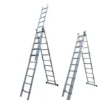 Construction Aluminum Scaffolding System Folding Extension Combination Ladder for Apartment Staircase with Comfortable Step - Image 4