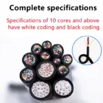High flexible drag chain copper cable TRVV 2-40core 26-11AWG folding oil resistant CNC machine tool signal control cable wire - Image 3