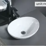 Ceramic Table Sink Countertop Wash Basin Bathroom Balcony Above Counter Vessel Sink Apartment Lavatory Vanity Sink Basin Bowl - Image 2