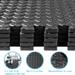 4/8/16PCS Interlocking EVA Foam Floor Mats Anti-Slip Protective Tiles for Home Gym Garage Workout Flooring Pad - Image 5