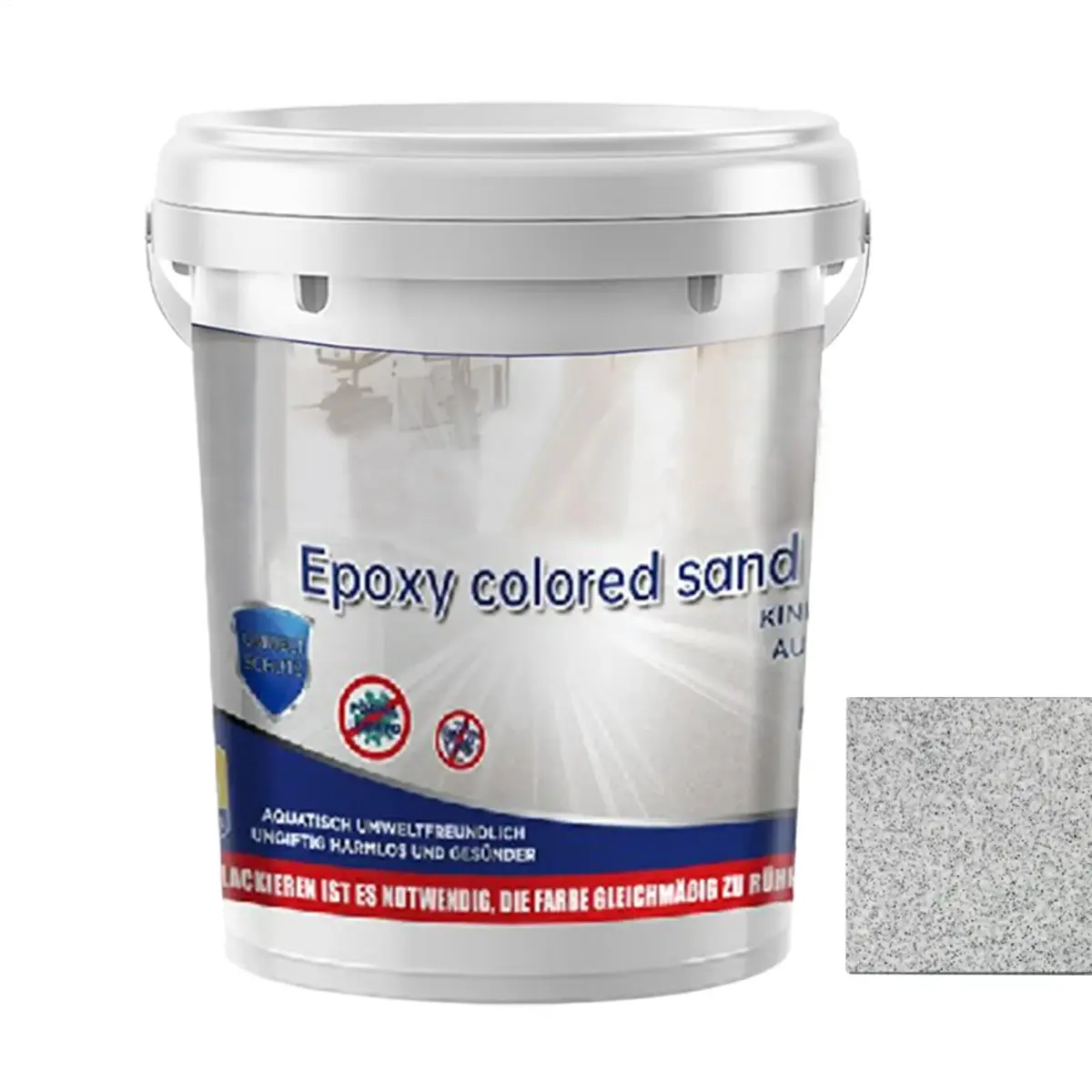 Marble effect floor coating Self-leveling High-gloss floor paint waterproof Water-Based Epoxy Coating for Home Factory garage - Image 1