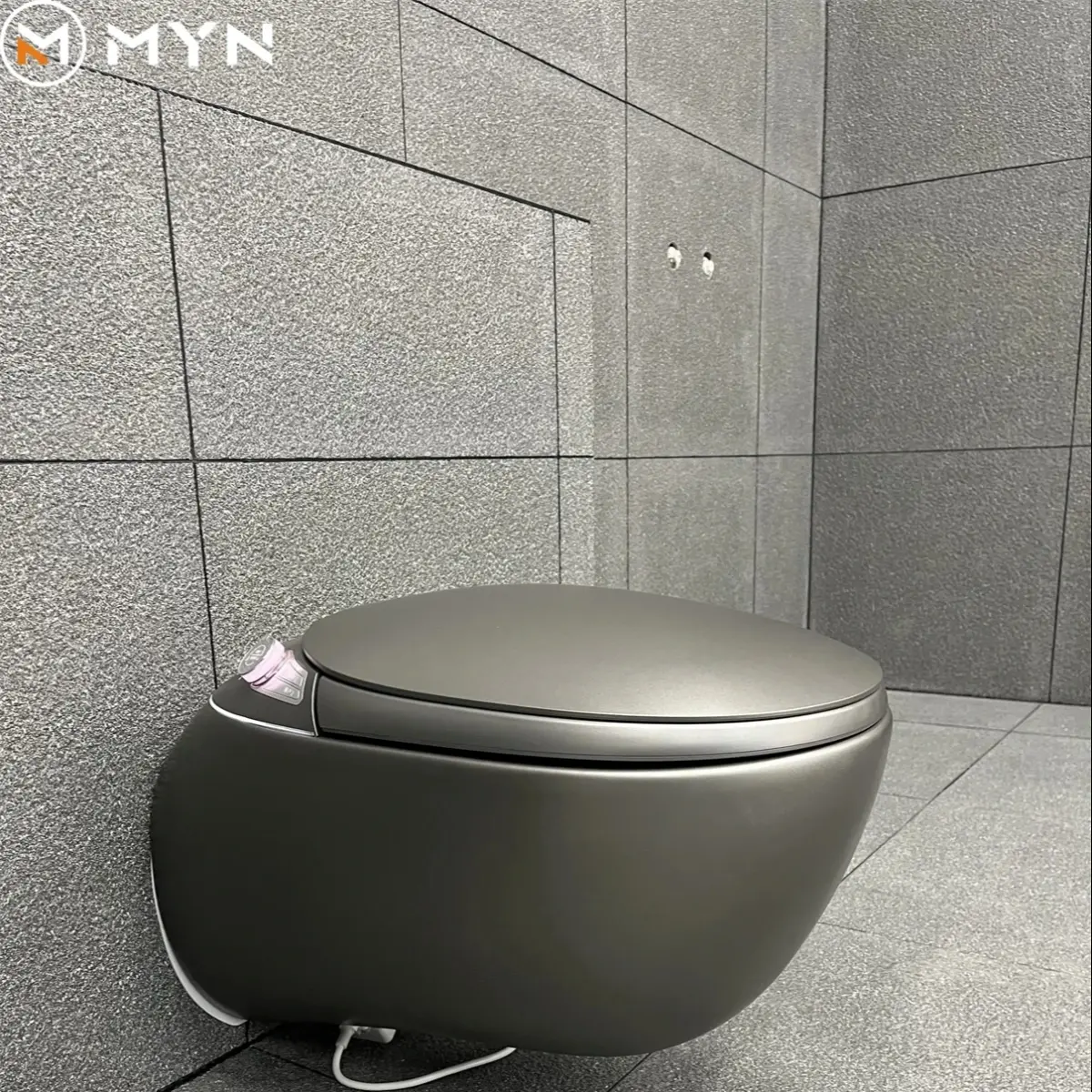 ZC25-Bathroom Automatic Commode Inodoros Wc Toilet Bowl Auto Water Closet Smart Ceramic Uv Egg Shape Wall Hung Bidet Toilet - Image 2
