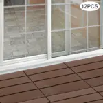 12-Pack Weatherproof Interlocking Deck Tiles Floor Tile 30*30cm Balcony Flooring - Image 5