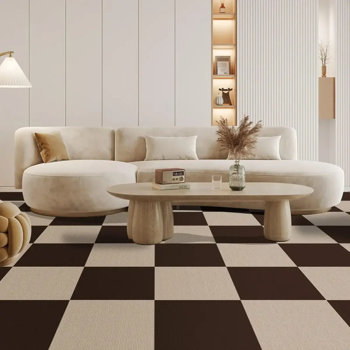 40Pcs Self Adhesive Carpet Mats Floor Tiles Sticker Splice Rugs Hallway Indoor Mats DIY Flooring Kitchen DiningRoom Bedroom - Image 2