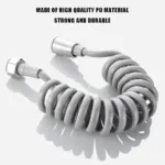 2m 3m 5m Spring Shower Hose Meters Water Plumbing Hose Plastic Bathroom Water Toilet Bidet Sprayer Telephone Line soft Hoses - Image 4