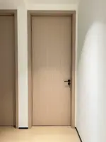 Frameless High Quality Internal Room Flush Wooden Door Design for Bedrooms - Image 3