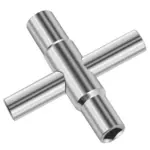 4 In 1 Universal Faucet Wrench Square Key Plumber Bathroom Wrench 6.5/7/8/9mm for Gas Electric Meter Cabinets Bleed Radiators - Image 6