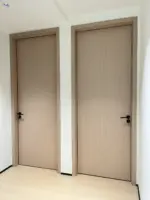 Frameless High Quality Internal Room Flush Wooden Door Design for Bedrooms