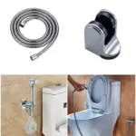 Stainless Steel Handheld Toilet Bidets Sprayer Set Wall Bracket Hand Bidet Faucet for Bathroom Toilet Shower Head Self Cleaning - Image 4