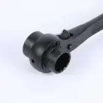 19-22mm Durable Steel Scaffold Podger Ratchet Spanner Hand Wrench Garage Workshop Tools Black Double Head - Image 3