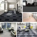 40Pcs Self Adhesive Carpet Mats Floor Tiles Sticker Splice Rugs Hallway Indoor Mats DIY Flooring Kitchen DiningRoom Bedroom - Image 4