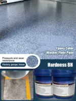 Water-Based Epoxy Floor Paint – Durable Waterproof Clean Coating for Floor Color Change Renovation - Image 3