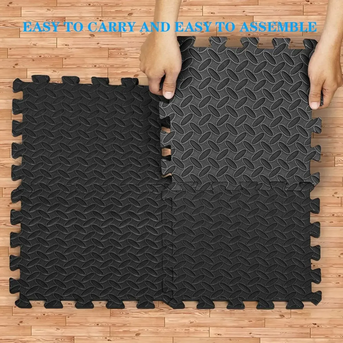 4/8/16PCS Interlocking EVA Foam Floor Mats Anti-Slip Protective Tiles for Home Gym Garage Workout Flooring Pad - Image 4