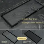 BAKALA Invisible Bathroom Floor Drain 20-120CM Square Waste Filter Drainage Anti-odor Shower Drain Strainer Kitchen Accessories - Image 3