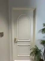 Vintage Bedroom Wooden Hotel Door Internal French Arched Solid Wood - Image 2
