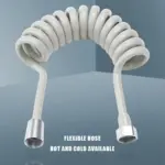 2m 3m 5m Spring Shower Hose Meters Water Plumbing Hose Plastic Bathroom Water Toilet Bidet Sprayer Telephone Line soft Hoses - Image 3
