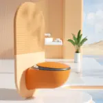ZC25-Bathroom Automatic Commode Inodoros Wc Toilet Bowl Auto Water Closet Smart Ceramic Uv Egg Shape Wall Hung Bidet Toilet - Image 3
