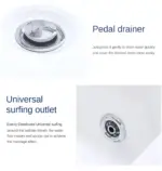 Bathroom Rectangle Acrylic Bathtub Jet Whirlpool Tub Free Standing Bathtub Indoor Customized Ceramic Bathtubs - Image 4
