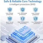 LiFePo4 Battery 100Ah-400Ah 12V 24V 48V Lithium Iron Phosphate for Solar Boat Inverter Golf Cart Renewable Energy Systems - Image 4